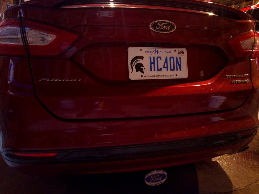 Sparty Plate